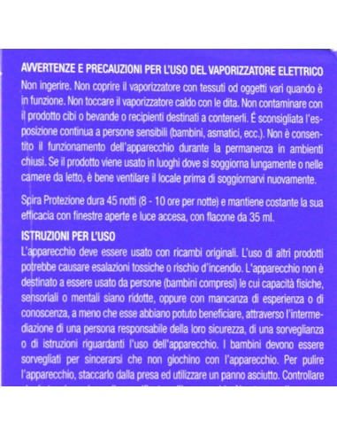 spira elettroemanatore antizanzare liquido - 45 notti - biuso: tuttocasashop.live: pulizia e cura della casa
