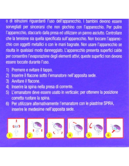spira elettroemanatore antizanzare liquido - 45 notti - biuso: tuttocasashop.live: pulizia e cura della casa