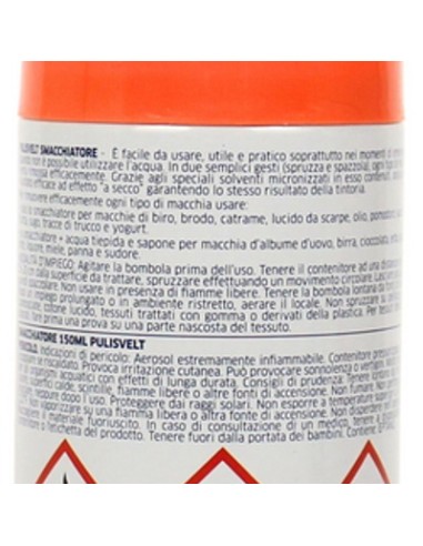 pulisvelt smacchiatore spray a secco 150ml - tessuti e indumenti - viava': tuttocasashop.live: prodotti per bucato e tessuti