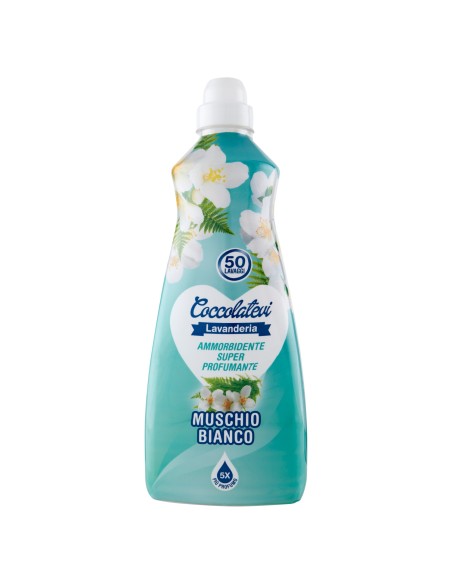 coccolatevi ammorbidente concentrato 50 lavaggi - 1250ml - muschio bianco: tuttocasashop.live: prodotti per bucato e tessuti