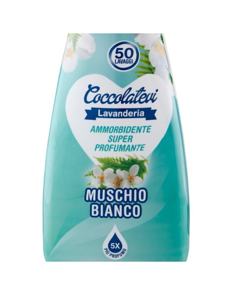 coccolatevi ammorbidente concentrato 50 lavaggi - 1250ml - muschio bianco: tuttocasashop.live: prodotti per bucato e tessuti