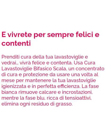 scala curalavastoviglie bifasico - 250ml - igienizzante 6 azioni in 1: tuttocasashop.live: pulizia e cura della casa