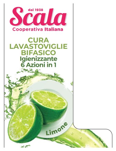 scala curalavastoviglie bifasico - 250ml - igienizzante 6 azioni in 1: tuttocasashop.live: pulizia e cura della casa