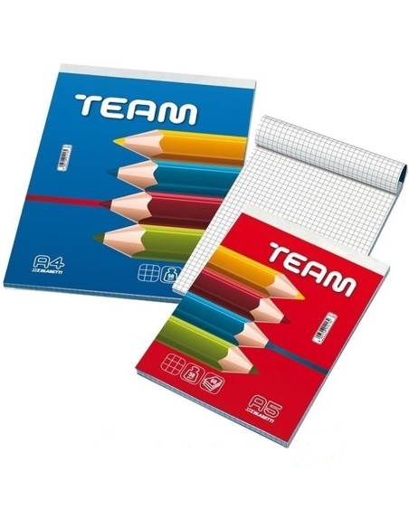 blocco appunti - block notes - a4 21x29cm - a quadretti 5mm - 50 fogli: tuttocasashop.live: altro - bazar