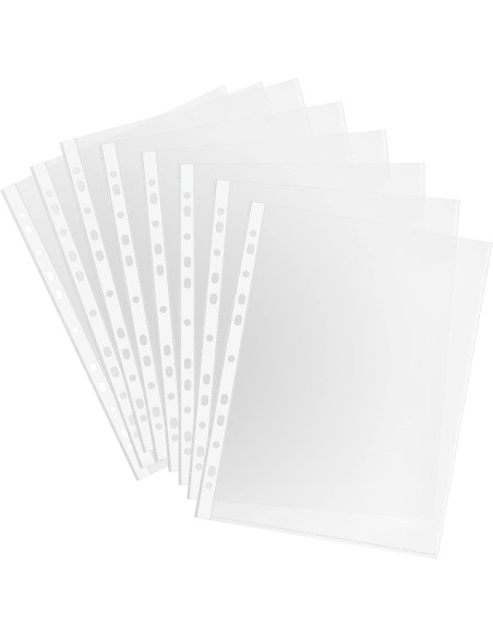 15 buste trasparenti perforate per raccoglitori ad anelli - formato a4: tuttocasashop.live: altro - bazar