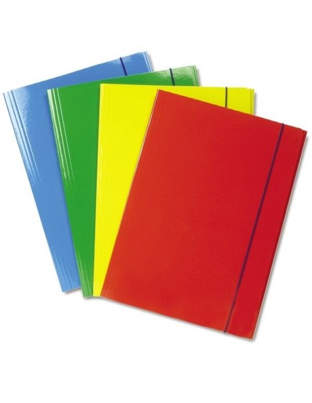 cartellina portadocumenti a4 - in cartoncino con elastico - vari colori: tuttocasashop.live: altro - bazar