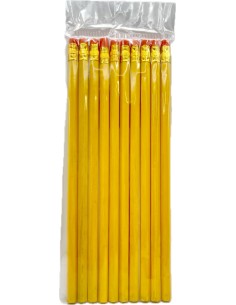 10 matite da disegno da 19cm con gomma: tuttocasashop.live: altro - bazar