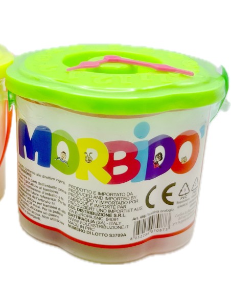 plastilina orologio - pasta modellabile - set 14 colori e 3 formine: tuttocasashop.live: altro - bazar