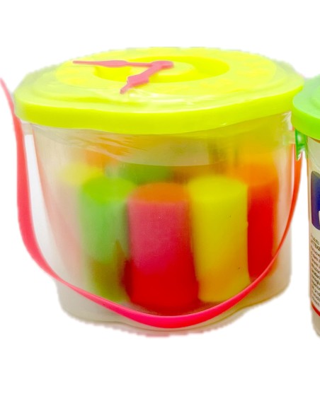 plastilina orologio - pasta modellabile - set 14 colori e 3 formine: tuttocasashop.live: altro - bazar