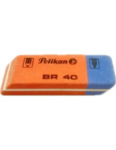 pelikan gomma per cancellare in caucciu - br40 - bicolore - 50x18x8mm: tuttocasashop.live: altro - bazar