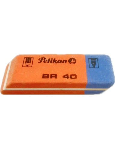 pelikan gomma per cancellare in caucciu - br40 - bicolore - 50x18x8mm: tuttocasashop.live: altro - bazar