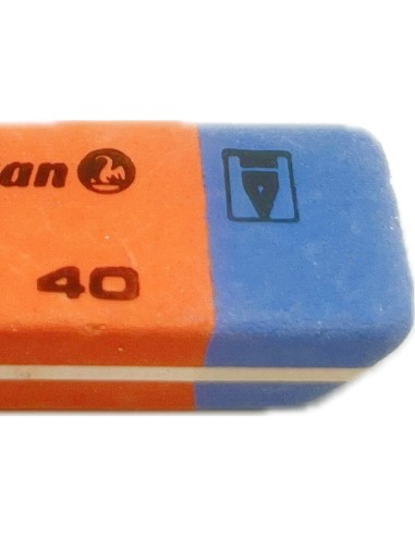 pelikan gomma per cancellare in caucciu - br40 - bicolore - 50x18x8mm: tuttocasashop.live: altro - bazar