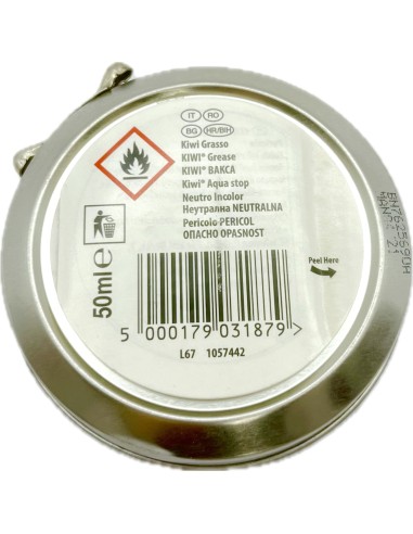kiwi grasso per calzature - vaso da 50ml - ammorbidisce la pelle: tuttocasashop.live: prodotti per bucato e tessuti