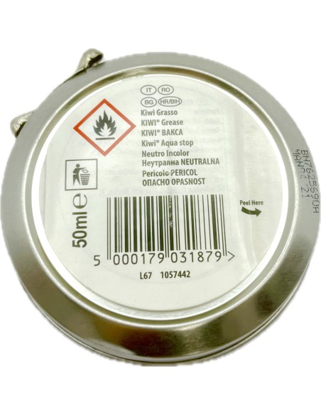 kiwi grasso per calzature - vaso da 50ml - ammorbidisce la pelle: tuttocasashop.live: prodotti per bucato e tessuti