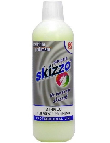 skizzo detergente pavimenti iperattivo profumato 1 litro - 60 dosi - bianco: tuttocasashop.live: pulizia e cura della casa