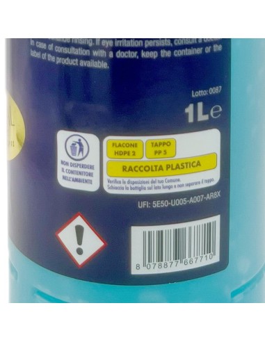 skizzo detergente pavimenti iperattivo profumato 1 litro - 60 dosi - sharem: tuttocasashop.live: pulizia e cura della casa