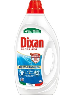 dixan detersivo lavatrice liquido 19 lavaggi - 855ml - pulito & igiene: tuttocasashop.live: prodotti per bucato e tessuti