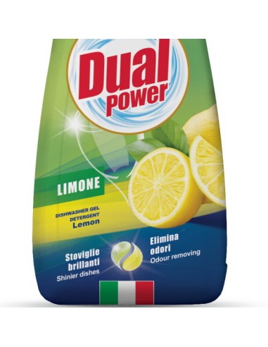 dual power detersivo gel lavastoviglie - 660ml 33 lavaggi - limone: tuttocasashop.live: pulizia e cura della casa