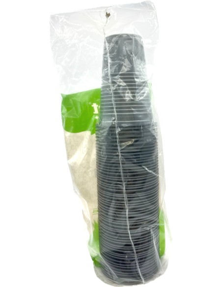 the best 50 bicchieri monouso in plastica - 200cc - argento: tuttocasashop.live: carta & monouso