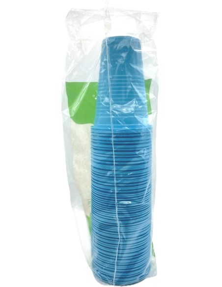 the best 50 bicchieri monouso in plastica - 200cc - azzurro: tuttocasashop.live: carta & monouso
