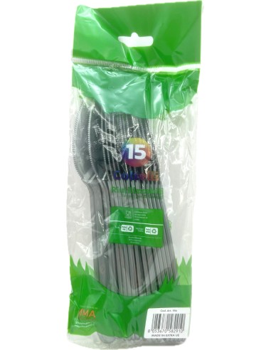 the best 15 coltelli monouso in plastica - 17cm - argento: tuttocasashop.live: carta & monouso