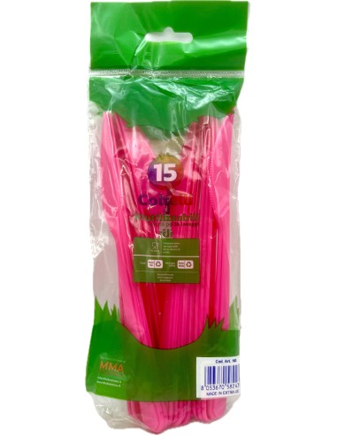 the best 15 coltelli monouso in plastica - 17cm - fucsia: tuttocasashop.live: carta & monouso