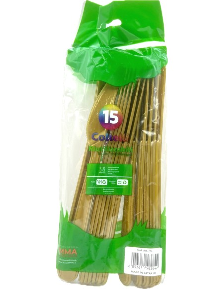 the best 15 coltelli monouso in plastica - 17cm - oro: tuttocasashop.live: carta & monouso