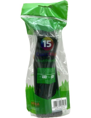 the best 15 cucchiai monouso in plastica - 17cm - nero: tuttocasashop.live: carta & monouso
