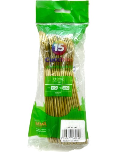 the best 15 cucchiai monouso in plastica - 17cm - oro: tuttocasashop.live: carta & monouso