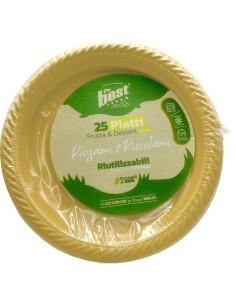 the best 25 piatti plastica riutilizzabili - dessert diametro 17cm - oro: tuttocasashop.live: carta & monouso