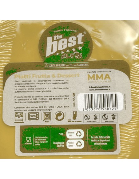 the best 25 piatti plastica riutilizzabili - dessert diametro 17cm - oro: tuttocasashop.live: carta & monouso