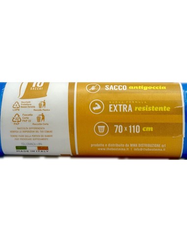 the best 10 sacchi con maniglie 70x110cm raccolta differenziata - azzurri: tuttocasashop.live: pulizia e cura della casa