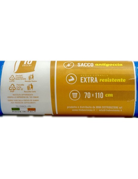 the best 10 sacchi con maniglie 70x110cm raccolta differenziata - azzurri: tuttocasashop.live: pulizia e cura della casa