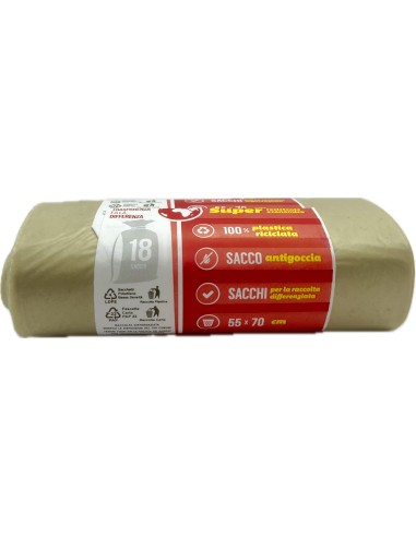 the best 18 sacchi resistenti 50x70cm ldpe - ambra - raccolta differenziata: tuttocasashop.live: pulizia e cura della casa