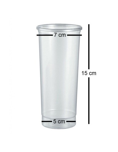 vip 30 bicchieri tumbler trasparenti in pp - 355ml - aperitivo - cocktail: tuttocasashop.live: carta & monouso