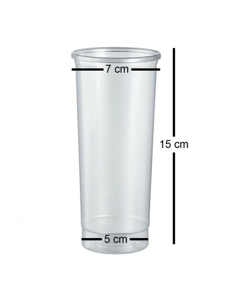 vip 30 bicchieri tumbler trasparenti in pp - 355ml - aperitivo - cocktail: tuttocasashop.live: carta & monouso