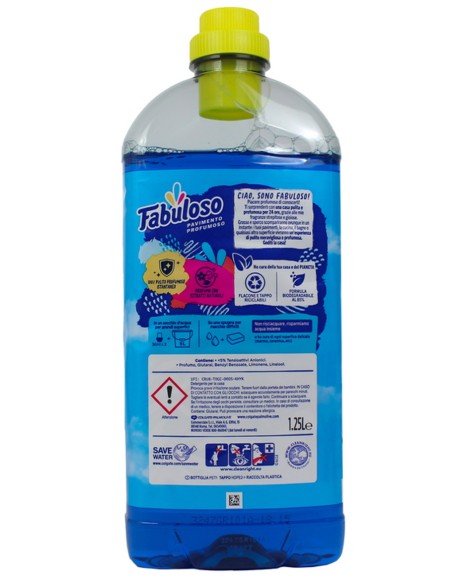 fabuloso detergente per pavimenti - 1250ml - fresco mattino: tuttocasashop.live: pulizia e cura della casa