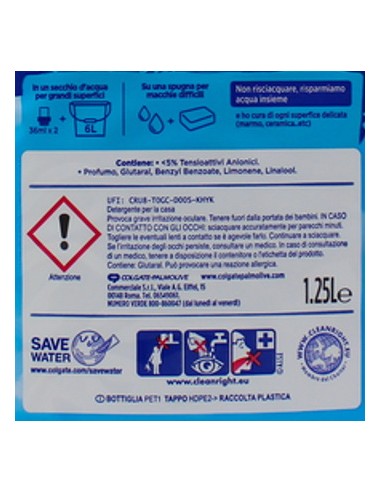 fabuloso detergente per pavimenti - 1250ml - fresco mattino: tuttocasashop.live: pulizia e cura della casa