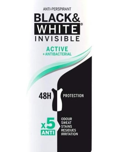 nivea deodorante spray formato maxi 200ml - black & white invisible - active: tuttocasashop.live: igiene e cura della persona