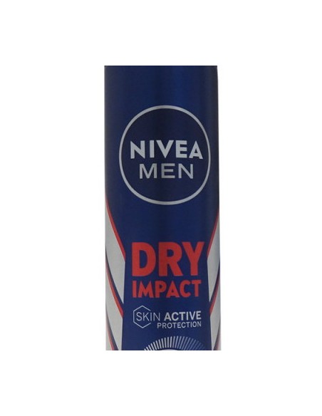nivea deodorante spray formato maxi 200ml - for men - dry impact active: tuttocasashop.live: igiene e cura della persona