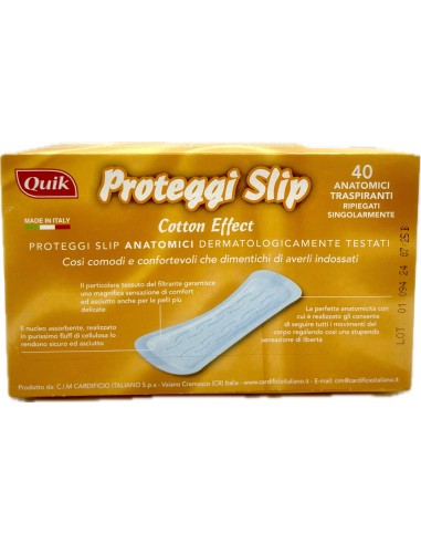quik 40 assorbenti proteggislip anatomici - ripiegati: tuttocasashop.live: igiene e cura della persona