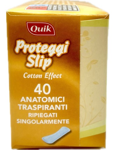 quik 40 assorbenti proteggislip anatomici - ripiegati: tuttocasashop.live: igiene e cura della persona