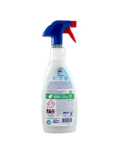 smac detergente spray con erogatore - 750ml - sgrassatore universale: tuttocasashop.live: pulizia e cura della casa