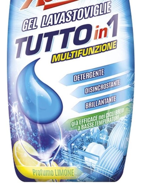 actiff gel lavastoviglie tutto in 1 - 36 lavaggi - 720ml: tuttocasashop.live: pulizia e cura della casa