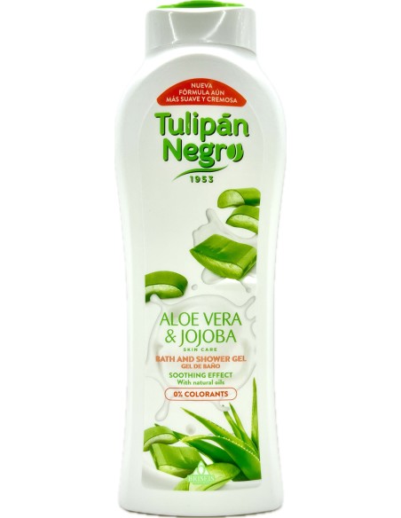 tulipan negro bagnoschiuma - 650ml - aloe vera & jojoba: tuttocasashop.live: igiene e cura della persona