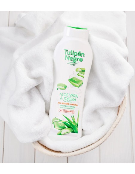 tulipan negro bagnoschiuma - 650ml - aloe vera & jojoba: tuttocasashop.live: igiene e cura della persona