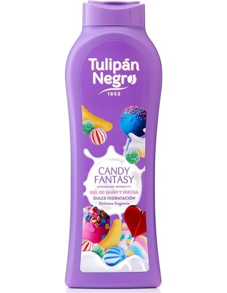 tulipan negro bagnoschiuma - 650ml - candy fantasy - dolce idratazione: tuttocasashop.live: igiene e cura della persona