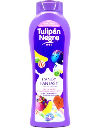 tulipan negro bagnoschiuma - 650ml - candy fantasy - dolce idratazione: tuttocasashop.live: igiene e cura della persona
