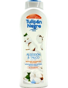 tulipan negro bagnoschiuma 650ml - cotone e talco - idratazione e morbidezza: tuttocasashop.live: igiene e cura della persona