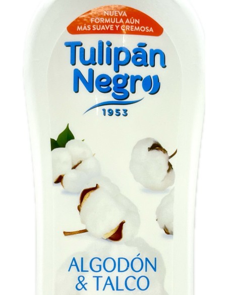 tulipan negro bagnoschiuma 650ml - cotone e talco - idratazione e morbidezza: tuttocasashop.live: igiene e cura della persona
